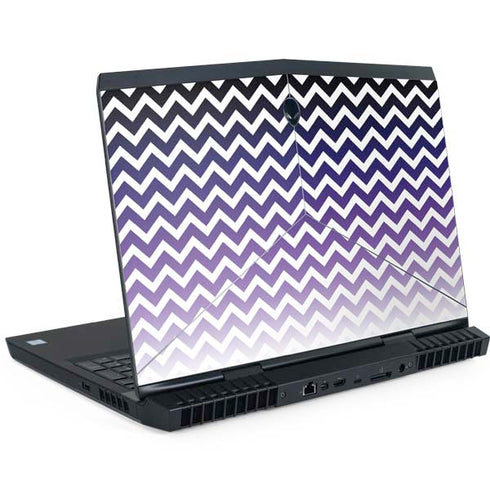 Chevron Purple Ombre Dell Alienware Skin